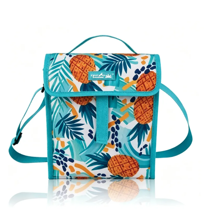 Tropical Pineapple Insulated Lunch Bag main product view